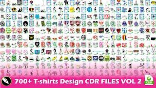 700+ T shirts Design CDR Files Free Download VOL 2