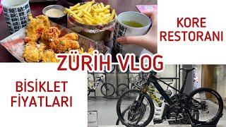 ZÜRİH VLOG|KORE RESTORANIBİSİKLET FİYATLARI‍️