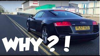WHY BUY A MANUAL?! Audi R8 V8 R tronic gearbox review and drive by Calvin's Car Diary