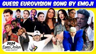 Eurovision 2024 | GUESS THE SONG | Emoji Quiz