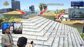 Soygunculara zor anlar yaşatan helikopter pozisyonu !! Nakil aracı soygunu