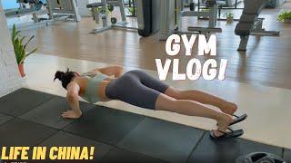 Menty's Vlog | Chinese Girl in GYM | Girl Vlogger of China