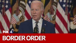 Pres. Biden signs executive order on border security - FULL NEWS CONFERENCE