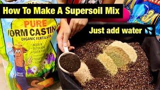 How To Make Organic Super Soil Mix | Beginners Guide (Small Batch)