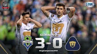 ¡Fracaso de Pumas y Seattle hace historia! | Sounders 3-0 Pumas | Final CONCACAF Champions League