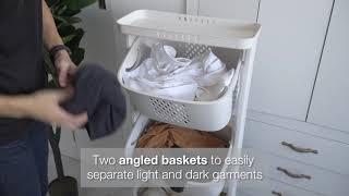 IUIGA Three-Tier Laundry Basket