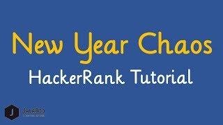 New Year Chaos HackerRank Solution