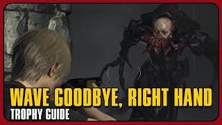 Resident Evil 4 Remake - Wave Goodbye, Right Hand  - Defeating the Verdugo