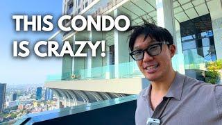 Touring the #1 Luxury Condo in Bangkok Thailand ($1000+/mo)