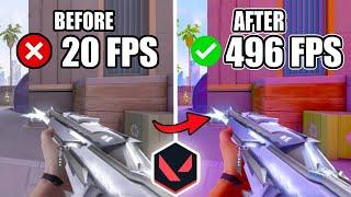 VALORANT EPISODE 8 ACT 3 - *NEW* BEST SETTINGS for MAX FPS on ANY PC!