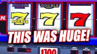 HIGH LIMIT DOUBLE DIAMOND STRIKE & DOUBLE DOLLAR STRIKE!   HIGH LIMIT ROOM SLOTS