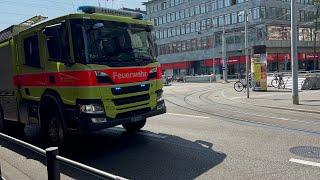 Einsatzfahrt TLF 1 Schutz & Rettung Zürich