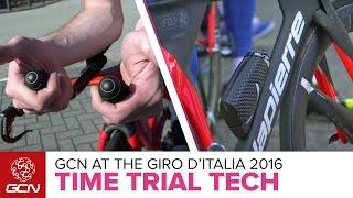 Giro D'Italia Time Trial Tech With Velonews – NEW SRAM Red eTap Shifters Spotted!