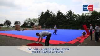 Sport Court® PowerGame™ - Outdoor Modular Sports Tiles | Gerflor UK