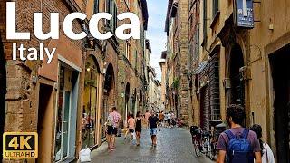 Charming Walking Tour of Lucca, Italy Old Town (4K Ultra HD, 60fps) in 2022