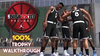 NBA 2K18 THE PRELUDE 100% Trophy/Achievement Walkthrough & Story - Full Game