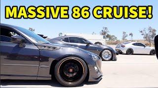 MASSIVE FRS/BRZ/GT86 Freeway Takeover!!