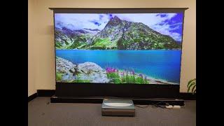 Motorised Floor-Rising Vividstorm ALR Projector Screen