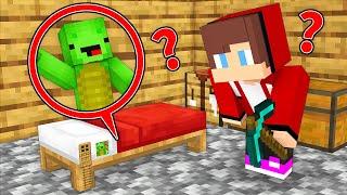 Why JJ Want To DESTROY Mikey HOUSE INSIDE BED in Minecraft? (Maizen)