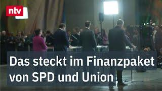 Das steckt im historischen Finanzpaket von SPD und Union - "Unser Land fährt auf Verschleiß"