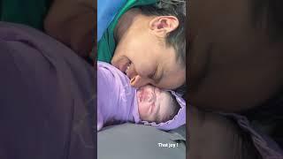 Birthing|Birthing video #birthing #pregnancyjourney #babygirl #newmom #motherslove #csectionrecovery