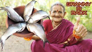 Grandma's Special Spicy Fish Curry Recipe Village Style || Myna Street Food