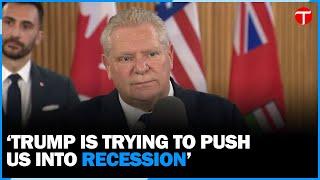 Doug Ford Blames Trump for Pushing Canada Toward Recession | The Express Tribune