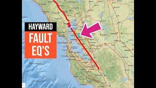 EQ Activity on the Hayward Fault. This fault is WAY overdue. Historical look at past quakes. 6/1/24
