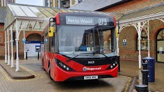 FULL JOURNEY | LONDON BUS 273 PETTS WOOD - LEWISHAM TESCO (SN66WNC) 36631