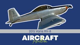 2015 Vans RV-8 // Extremely Clean // N195BM ** Online Auction Starts December 04, 2024