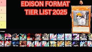 Yugioh Edison Format Tier List by Ycs Champion Oscar Zelaya! 2025
