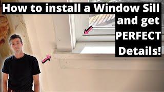 How to install a WINDOW SILL you won't REGRET!!!