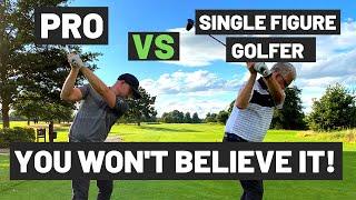 PLAYING GOLF WITH SINGLE HANDICAP GOLFER!! Key tips for every shot!