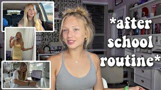 my after school routine…