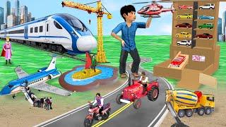 Build Bullet Train From RC Traxxas Vehicles Showroom Hindi Kahaniya Moral Stories Hindi Stories