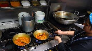 Sev Tameta Nu Shaak | Bataka Tameta | Ringan Bharthu | Dal Baati at Krishna Indian Restaurant London