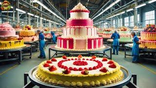 How Millions of Cakes Are Made in a Mega Factory | Modern Food Processing Technology