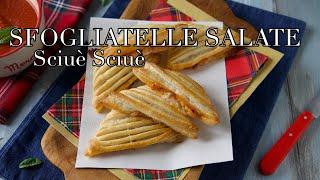 SFOGLIATELLE SALATE Ricetta Veloce APERITIVO e ANTIPASTO con PASTA SFOGLIA - Chiarapassion