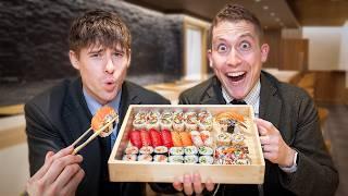 Brits try Michelin Star Sushi!