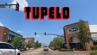 [4k]Driving through Tupelo, Mississippi- Elvis' childhood street and downtown. Kelly's Street