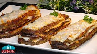 EGGPLANT MIL HOJAS WITH TUNA. Easy and delicious recipe, the combination of eggplant and tuna