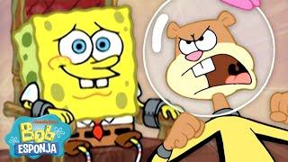 Bob Esponja | Todas as vezes que Sandy resgatou Bob Esponja ️ | 60 Minutos | Português