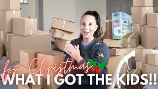 WHAT I GOT MY KIDS FOR CHRISTMAS 2023 (5, 3, & 4 months!)  unbox christmas presents with me!