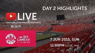 28th SEA Games Singapore 2015: Day 2 Highlights