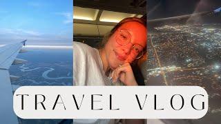 travel vlog | pack with me, plane rides, family + friend visits