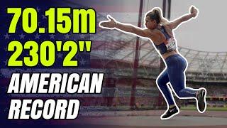 VIDEO ANALYSIS / American Woman's Discus Throw Record | Valarie Allman 70.15m