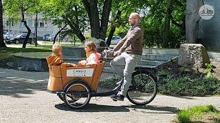 Cargo bikes in Slupsk, Poland