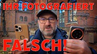 Smartphone kann nichts dazu. Ihr fotografiert falsch!