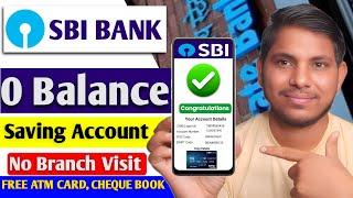 SBI Account Opening Online New Process 2024 | SBI Zero Balance Account Opening Online |