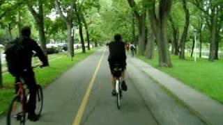 Parc Lafontaine by bike - Montréal